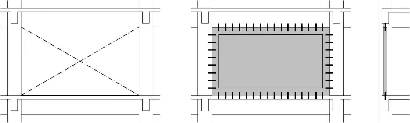 （a） 壁の増設
